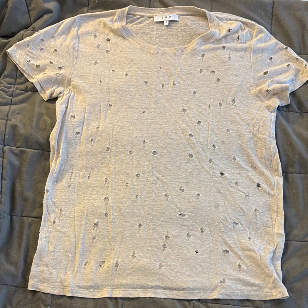 Iro Distressed Tee - image 1